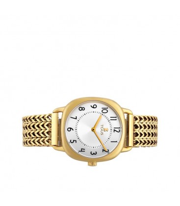 Reloj TOUS para mujer de la colección OSIER 1920 fabricado en acero inoxidable bañado en oro. Estamos ante un reloj de diseño cl