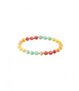 Pulsera Agatha Paris Nightfall Piedras Multicolor y Baño oro - 2480331-256-TU