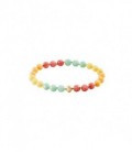 Pulsera Agatha Paris Nightfall Piedras Multicolor y Baño oro - 2480331-256-TU