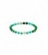 Pulsera Agatha Paris Nightfall Piedras Verdes y Baño oro - 2480331-658-TU