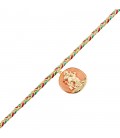 Pulsera o Gargantilla Agatha Paris Vesper San Cristobal Baño Oro y Esmalte Naranja - 2480332-256-TU